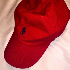 Red Polo Ralph Lauren hat 🧢